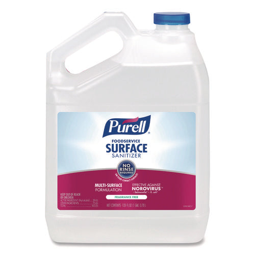 Image of PURELL® Foodservice Surface Sanitizer, Fragrance Free, 1 Gal Bottle