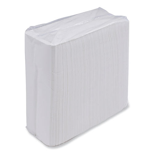 Image of Boardwalk® Tallfold Dispenser Napkin, 12" X 7", White, 500/pack, 20 Packs/carton