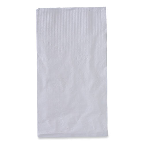 Image of Boardwalk® Dinner Napkin, 2-Ply, 17 x 15, White, 100/Pack, 30 Packs/Carton