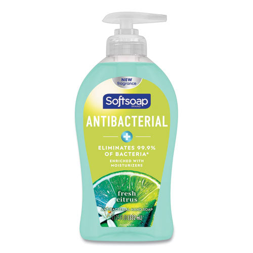 Image of Softsoap® Antibacterial Hand Soap, Fresh Citrus Scent, 11.25 oz, 6/Carton