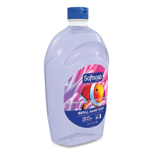 Image of Softsoap® Liquid Hand Soap Refill, Fresh Scent, 50 oz, 6/Carton