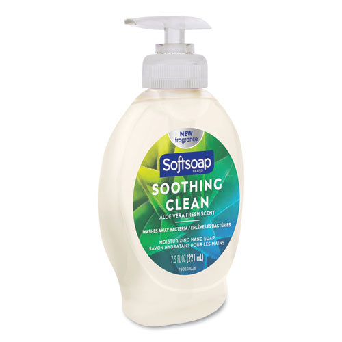 Image of Softsoap® Moisturizing Hand Soap, Aloe Scent, 7.5 oz, 6/Carton