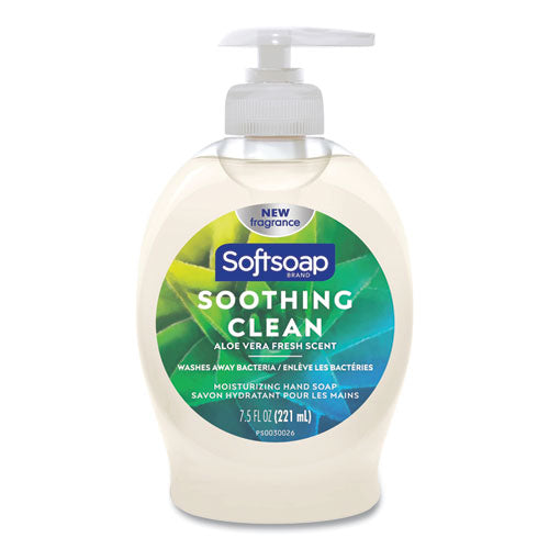 Image of Softsoap® Moisturizing Hand Soap, Aloe Scent, 7.5 oz, 6/Carton