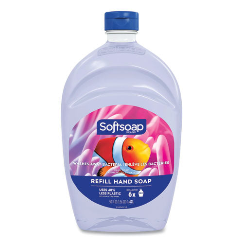 Image of Softsoap® Liquid Hand Soap Refill, Fresh Scent, 50 oz, 6/Carton