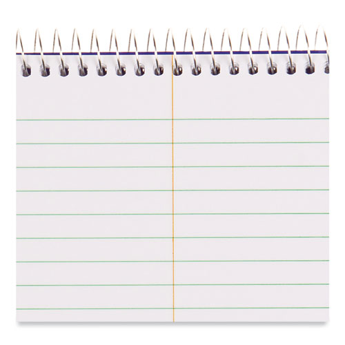 Image of Blueline® High-Capacity Steno Pad, Medium/College Rule, Blue Cover, 180 White 6 x 9 Sheets