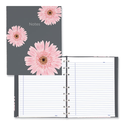 Image of Blueline® Notepro Notebook, 1-Subject, Medium/college Rule, Pink/gray Cover, (75) 9.25 X 7.25 Sheets
