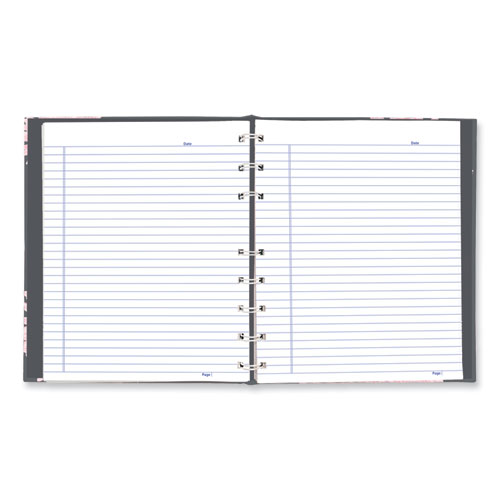 Image of Blueline® Notepro Notebook, 1-Subject, Medium/college Rule, Pink/gray Cover, (75) 9.25 X 7.25 Sheets