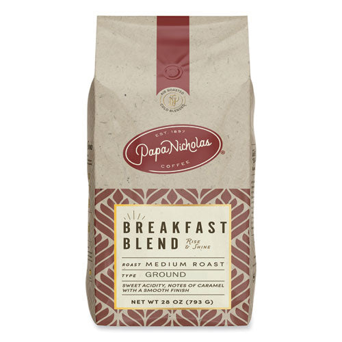 Image of PapaNicholas® Coffee Premium Coffee, Whole Bean, Breakfast Blend