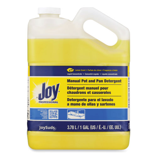 Image of Joy® Dishwashing Liquid, Lemon Scent, 1 gal Bottle, 4/Carton