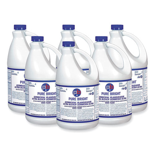 Image of Pure Bright® Liquid Germicidal Bleach, 1 gal Bottle, 6/Carton