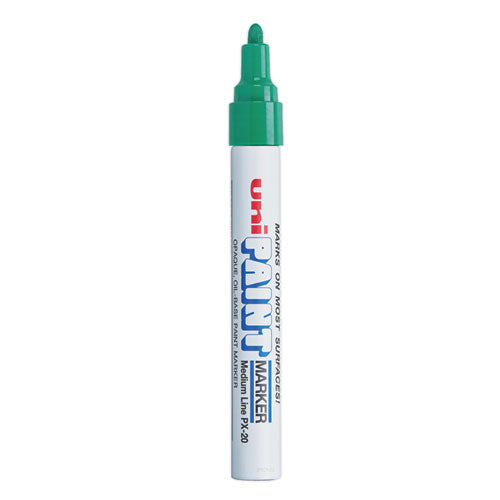 Image of uni®-Paint Permanent Marker, Medium Bullet Tip, Green