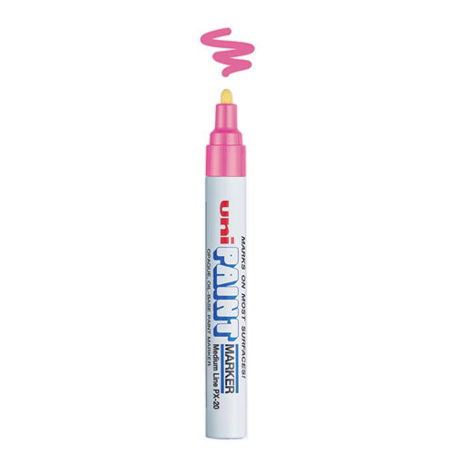 Image of uni®-Paint Permanent Marker, Medium Bullet Tip, Pink