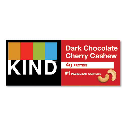 Image of KIND Plus Nutrition Boost Bar, Dk Chocolatecherrycashew/antioxidants, 1.4 Oz, 12/box