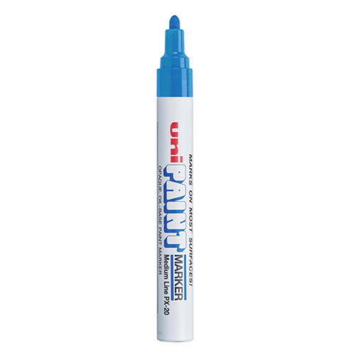 Image of uni®-Paint Permanent Marker, Medium Bullet Tip, Blue