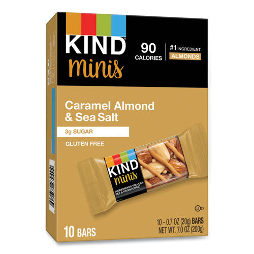 Image of KIND Minis, Caramel Almond Nuts/sea Salt, 0.7 Oz, 10/pack