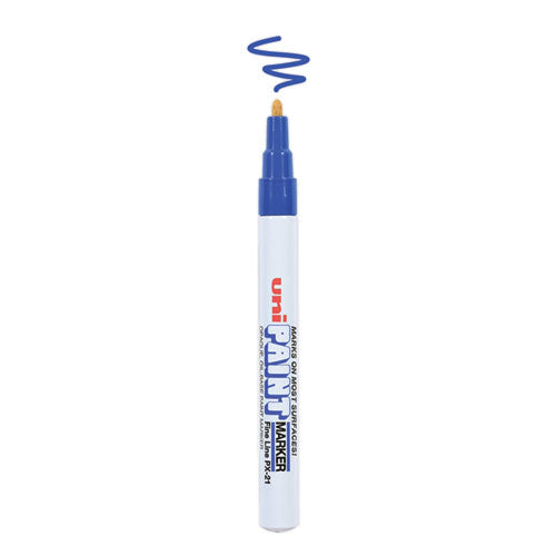 Image of uni®-Paint Permanent Marker, Fine Bullet Tip, Blue