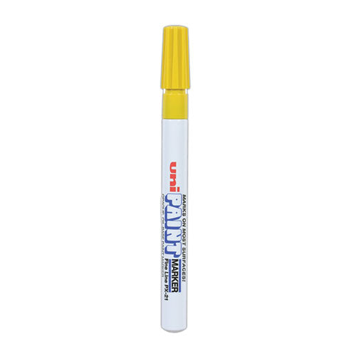 Image of uni®-Paint Permanent Marker, Fine Bullet Tip, Yellow