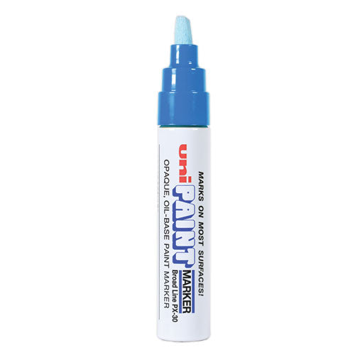 Image of uni®-Paint Permanent Marker, Broad Chisel Tip, Blue