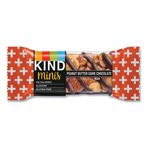 Image of KIND Minis, Peanut Butter Dark Chocolate, 0.7 Oz, 10/pack