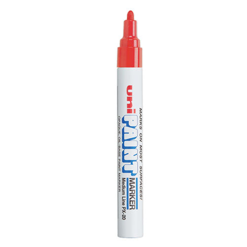 Image of uni®-Paint Permanent Marker, Medium Bullet Tip, Red