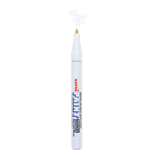 Image of uni®-Paint Permanent Marker, Fine Bullet Tip, White