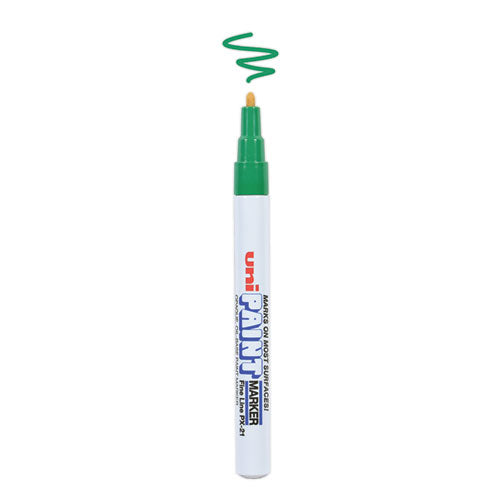 Image of uni®-Paint Permanent Marker, Fine Bullet Tip, Green