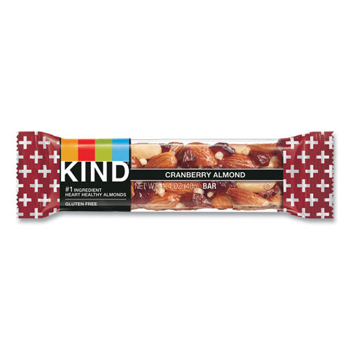 Image of KIND Plus Nutrition Boost Bar, Cranberry Almond And Antioxidants, 1.4 Oz, 12/box