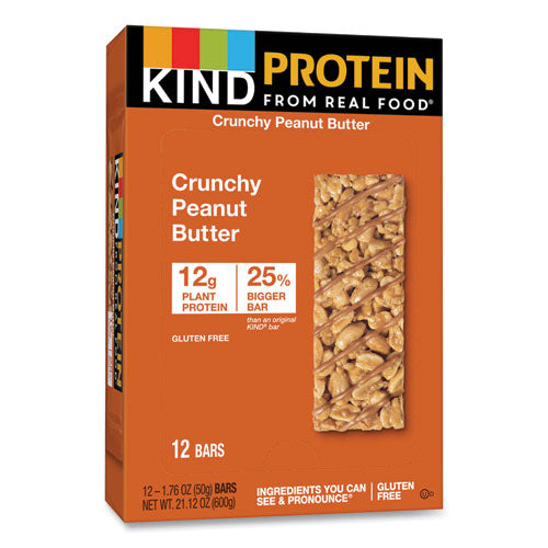 Image of KIND Protein Bars, Crunchy Peanut Butter, 1.76 Oz, 12/pack
