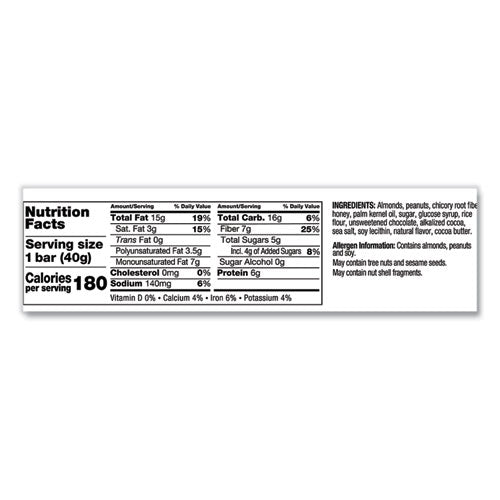 Image of KIND Nuts And Spices Bar, Dark Chocolate Nuts And Sea Salt, 1.4 Oz, 12/box