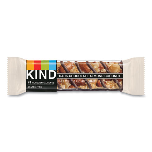 Image of KIND Fruit And Nut Bars, Dark Chocolate Almond And Coconut, 1.4 Oz Bar, 12/box