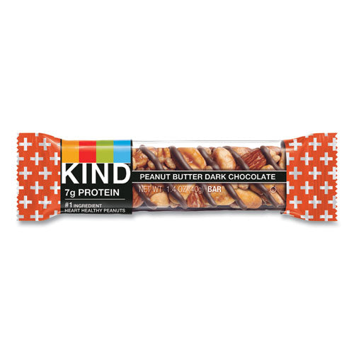 Image of KIND Plus Nutrition Boost Bar, Peanut Butter Dark Chocolate/protein, 1.4 Oz, 12/box