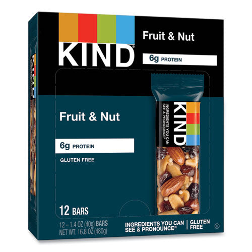 Image of KIND Fruit And Nut Bars, Fruit And Nut Delight, 1.4 Oz, 12/box