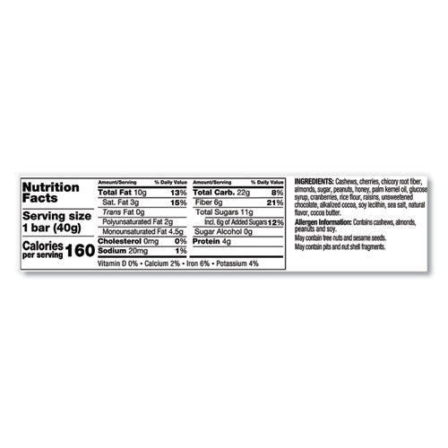 Image of KIND Plus Nutrition Boost Bar, Dk Chocolatecherrycashew/antioxidants, 1.4 Oz, 12/box