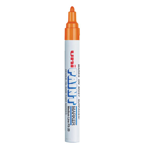 Image of uni®-Paint Permanent Marker, Medium Bullet Tip, Orange