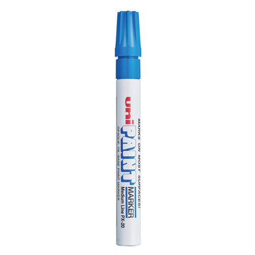 Image of uni®-Paint Permanent Marker, Medium Bullet Tip, Blue
