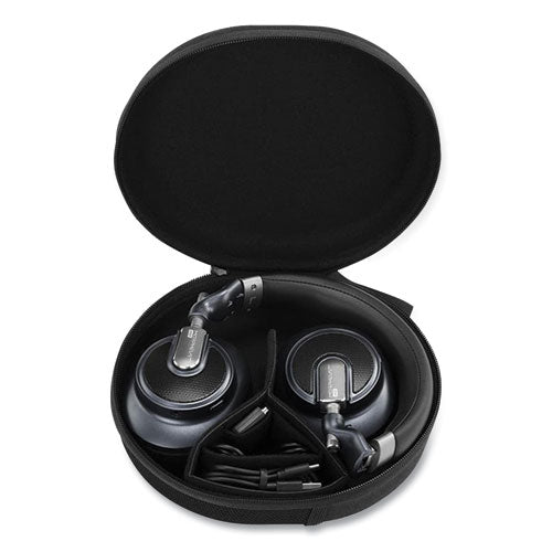 Image of Morpheus 360® Verve HD 360 Hybrid ANC Wireless Over-Ear Headphones, Black/Platinum