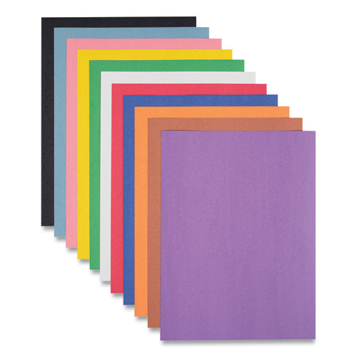 Image of Prang® SunWorks Construction Paper Smart-Stack, 50 lb Text Weight, 9 x 12, Assorted, 300/Pack