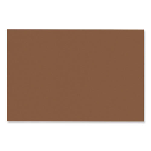 Image of Prang® SunWorks Construction Paper, 50 lb Text Weight, 12 x 18, Brown, 50/Pack