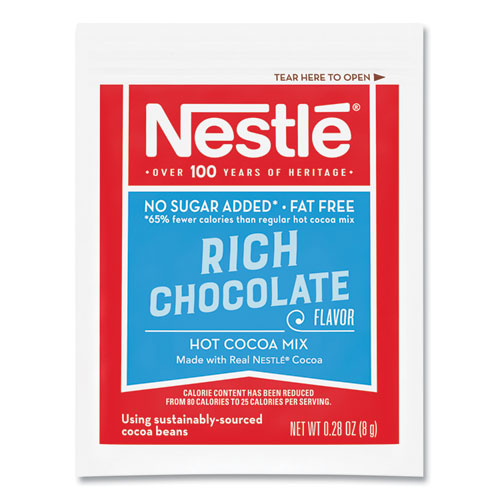 Image of Nestle® Hot Cocoa Mix, Rich Chocolate, 0.28 oz Packet, 30 Packets/Box, 6 Boxes/Carton