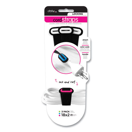 Image of dotz® Locking Cord Strap, Black