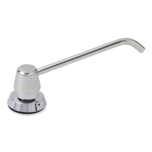 Image of Bobrick Counter-Mounted Soap Dispenser, 34 oz,  3 x 4 x 6, Stainless Steel
