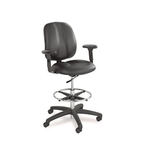 Image of Safco® Adjustable T-Pad Arms for Safco Apprentice Series Chairs, 4.13 x 10.25 x 10, Black, 2/Set