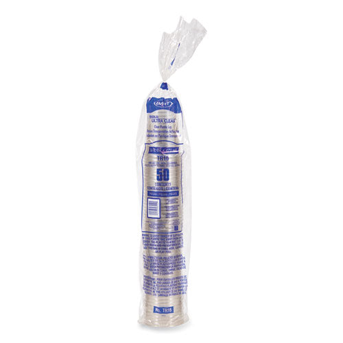 Image of SOLO® Ultra Clear Cups, 16 oz, Plastic, 50/Bag, 20 Bags/Carton