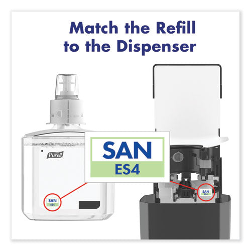 Image of PURELL® Advanced Hand Sanitizer Foam, For ES4 Dispensers, 1,200 mL Refill, Refreshing Scent, 2/Carton