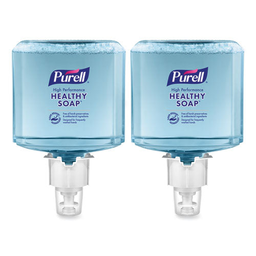 Image of PURELL® CLEAN RELEASE Technology (CRT) HEALTHY SOAP High Performance Foam Refill, For ES4 Dispensers, Fragrance-Free, 1,200 mL, 2/CT
