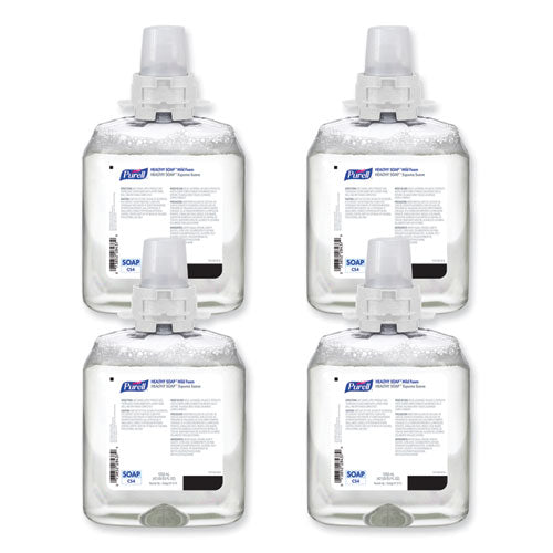 Image of PURELL® HEALTHY SOAP Mild Foam Refill, For CS4 Dispensers, Fragrance-Free, 1,250 mL, 4/Carton