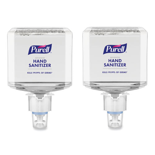 Image of PURELL® Advanced Hand Sanitizer Foam, For ES6 Dispensers, 1,200 mL Refill, , Clean Scent 2/Carton