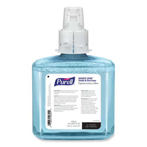 Image of PURELL® HEALTHY SOAP Gentle and Free Foam Refill, For ES6 Dispensers, Fragrance-Free, 1,200 mL, 2/Carton