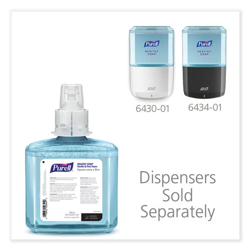 Image of PURELL® HEALTHY SOAP Gentle and Free Foam Refill, For ES6 Dispensers, Fragrance-Free, 1,200 mL, 2/Carton