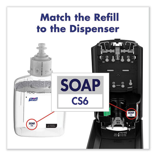 Image of PURELL® HEALTHY SOAP Mild Foam Refill, For CS6 Dispensers, Fragrance-Free, 1,200 mL, 2/Carton
